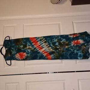 India Boutique beautiful boho tie dye Maxi dress....